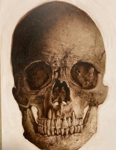 Airbrushed skull