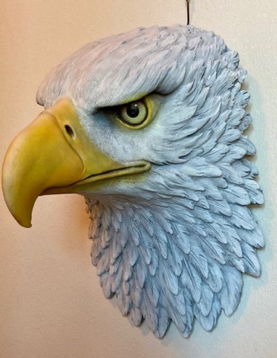 Airbrushed 3D bald eagle