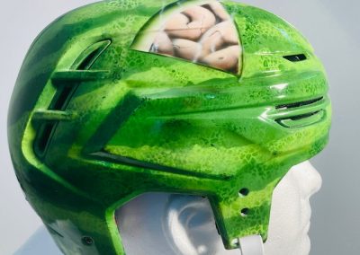 watermelon hockey helmet right side